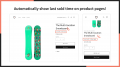 【海外向け】EC アプリ「UR: Product Last Sold Label 【海外向け】EC アプリ「UR: Product Last Sold Label