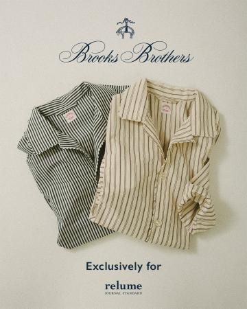 JOURNAL STANDARD relumeより、Brooks Brothersの定番 JOURNAL STANDARD relumeより、Brooks Brothersの定番