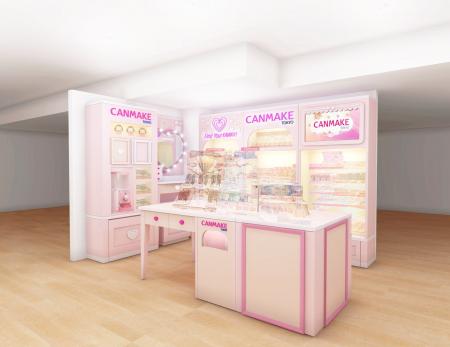【キャンメイク】世界観あふれる常設スペース「CANMAK 【キャンメイク】世界観あふれる常設スペース「CANMAK