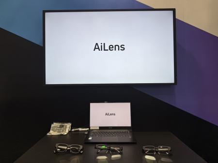 ThinkARのAIスマートグラス「AiLENS V1」がTECHNO-FRO ThinkARのAIスマートグラス「AiLENS V1」がTECHNO-FRO