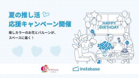 インスタベース×イーフローラ、初のコラボレーション インスタベース×イーフローラ、初のコラボレーション