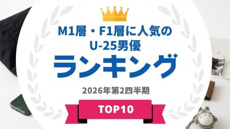 『タレントパワーランキング』がM1層とF1層に人気のU- 『タレントパワーランキング』がM1層とF1層に人気のU-