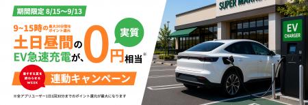 スマ電ウィークエンドゼロ×EV急速充電 土日昼間の充 スマ電ウィークエンドゼロ×EV急速充電 土日昼間の充