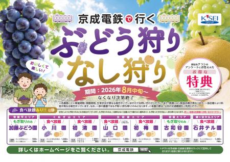 地域の味覚と夏の思い出を電車で楽しむ「京成電鉄で行 地域の味覚と夏の思い出を電車で楽しむ「京成電鉄で行