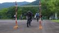 ほぼ全員がMTB初体験、基礎練習から自然のコース走行 ほぼ全員がMTB初体験、基礎練習から自然のコース走行
