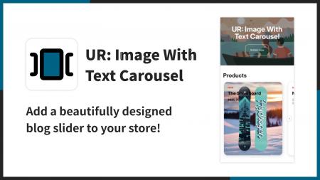 【海外向け】EC アプリ「UR: Image With Text Carouse 【海外向け】EC アプリ「UR: Image With Text Carouse