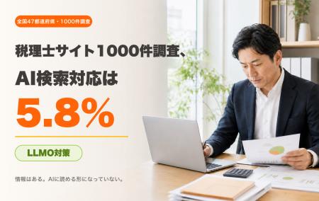 税理士サイト1000件調査、AI検索に対応できているのは 税理士サイト1000件調査、AI検索に対応できているのは