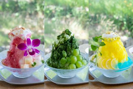 須磨の夏景色と楽しむ3種のかき氷。神戸の洋菓子屋「P 須磨の夏景色と楽しむ3種のかき氷。神戸の洋菓子屋「P