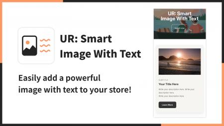 【海外向け】EC アプリ「UR: Smart Image With Text」 【海外向け】EC アプリ「UR: Smart Image With Text」
