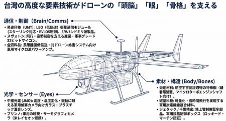 【台湾情報】台湾ドローン産業、ICTの強みで脱中国サ 【台湾情報】台湾ドローン産業、ICTの強みで脱中国サ
