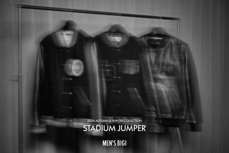 MEN’S BIGI(メンズビギ)歴代人気スタジャン3型を復 MEN’S BIGI(メンズビギ)歴代人気スタジャン3型を復