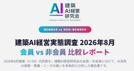 【調査リリース】建築業界経営者向けAIコミュニティ参 【調査リリース】建築業界経営者向けAIコミュニティ参