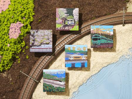 『電車で旅するマグネット』にJR九州シリーズが仲間入 『電車で旅するマグネット』にJR九州シリーズが仲間入