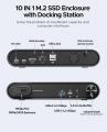 ORICO、USB-Cドック+M.2 SSD一体型2-in-1ハブを発表 ORICO、USB-Cドック+M.2 SSD一体型2-in-1ハブを発表