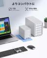 ORICO、10Gbps・7RAIDモード・最大120TB拡張対応の2.5 ORICO、10Gbps・7RAIDモード・最大120TB拡張対応の2.5