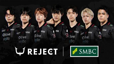 eスポーツチーム「REJECT」Pokemon UNITE部門、SMBCに eスポーツチーム「REJECT」Pokemon UNITE部門、SMBCに