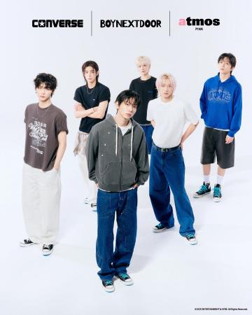 「BOYNEXTDOOR」「atmos pink」「CONVERSE」の3者によ 「BOYNEXTDOOR」「atmos pink」「CONVERSE」の3者によ