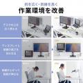 ノートPCを浮かせて、デスクをもっと広く!モニターア ノートPCを浮かせて、デスクをもっと広く!モニターア