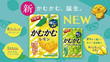 この秋「かむかむ」がリニューアルして登場!「独自の この秋「かむかむ」がリニューアルして登場!「独自の