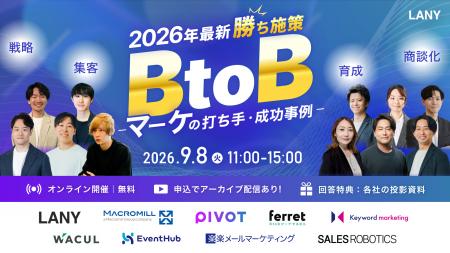 ベーシック、9月8日(火)11時35分より株式会社LANY主 ベーシック、9月8日(火)11時35分より株式会社LANY主