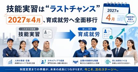 技能実習は“ラストチャンス” ― 2027年4月、育成就労へ 技能実習は“ラストチャンス” ― 2027年4月、育成就労へ