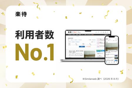 不動産投資サイト「楽待」がSimilarwebの調査で「利用 不動産投資サイト「楽待」がSimilarwebの調査で「利用