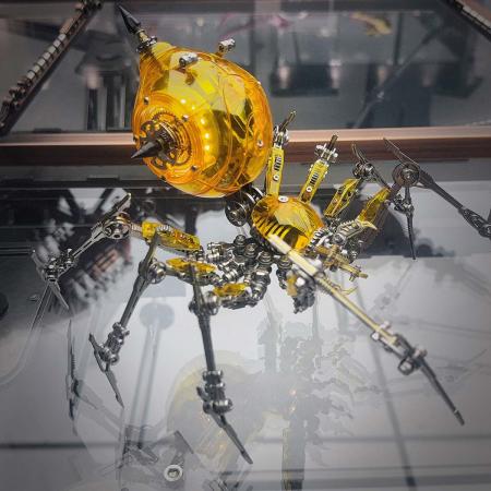 透明ボディに光が宿る602ピースの3Dメタルパズル、BLD 透明ボディに光が宿る602ピースの3Dメタルパズル、BLD