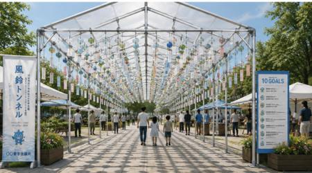 【滋賀ブロック協議会】琵琶湖を守る一歩は、風鈴の音 【滋賀ブロック協議会】琵琶湖を守る一歩は、風鈴の音