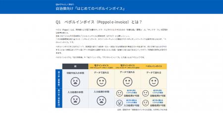 市区町村への「ペポルインボイス」の理解・利用促進へ 市区町村への「ペポルインボイス」の理解・利用促進へ