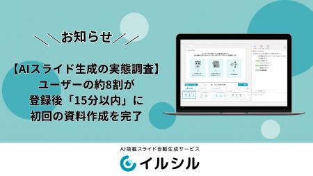 【AI資料作成の実態調査】AI搭載スライド自動生成サー 【AI資料作成の実態調査】AI搭載スライド自動生成サー