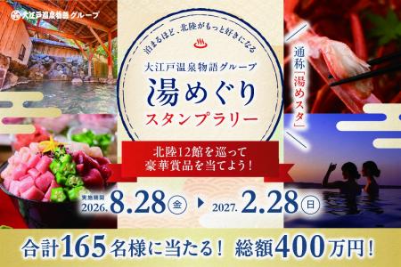 総額400万円分の豪華賞品が当たる!石川・富山・福井 総額400万円分の豪華賞品が当たる!石川・富山・福井