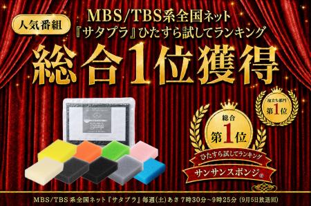 サンサンスポンジ、MBS/TBS系『サタプラ』ひたすら試 サンサンスポンジ、MBS/TBS系『サタプラ』ひたすら試