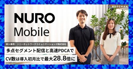 CV数は導入初月比で最大28.8倍に拡大!NUROモバイルが CV数は導入初月比で最大28.8倍に拡大!NUROモバイルが