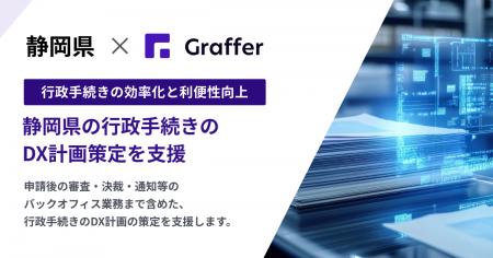 グラファー、静岡県の行政手続きのDX計画策定を支援 グラファー、静岡県の行政手続きのDX計画策定を支援