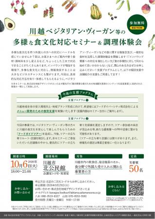 「川越 ベジタリアン・ヴィーガン等の多様な食文化対 「川越 ベジタリアン・ヴィーガン等の多様な食文化対