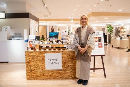 【博多阪急 初出店レポート】無添加お香「CRYSTAL INS 【博多阪急 初出店レポート】無添加お香「CRYSTAL INS