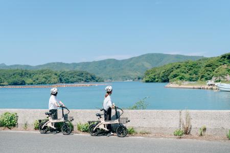 「漕がない」電動サイクルで、隠岐・海士町の島旅をも 「漕がない」電動サイクルで、隠岐・海士町の島旅をも