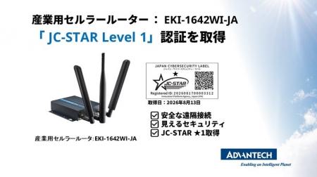 アドバンテックの産業用セルラールーター「EKI-1642WI アドバンテックの産業用セルラールーター「EKI-1642WI