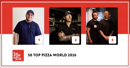 50 TOP PIZZA WORLD 2026 にてロンドンのミケーレ・パ 50 TOP PIZZA WORLD 2026 にてロンドンのミケーレ・パ