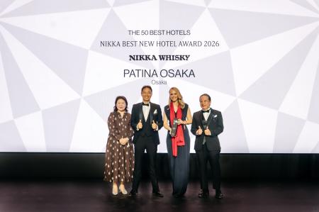 パティーナ大阪、The 50 Best Hotels 2026で世界第33 パティーナ大阪、The 50 Best Hotels 2026で世界第33