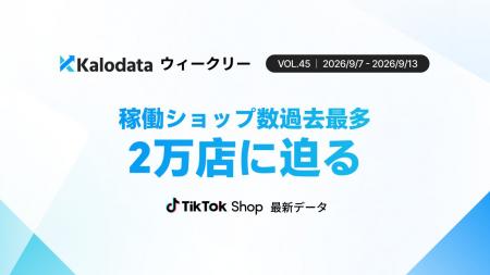 【Kalodataウィークリー】日本TikTok Shop市場、、GMV 【Kalodataウィークリー】日本TikTok Shop市場、、GMV
