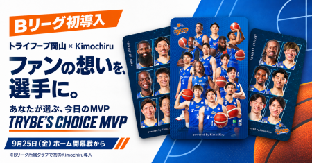 【Bリーグ初導入】トライフープ岡山のファン参加型MVP 【Bリーグ初導入】トライフープ岡山のファン参加型MVP