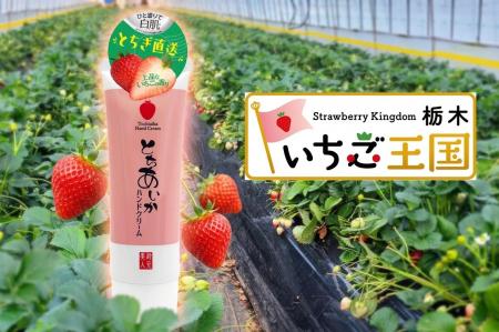 いちご王国・栃木県産『とちあいか』使用。ひと塗りで いちご王国・栃木県産『とちあいか』使用。ひと塗りで