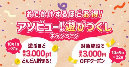 アソビュー!、大好評の「遊びつくしキャンペーン」を アソビュー!、大好評の「遊びつくしキャンペーン」を