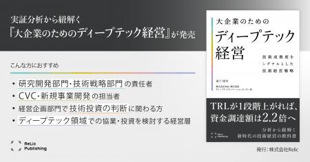Relic Publishing『大企業のためのディープテック経営 Relic Publishing『大企業のためのディープテック経営