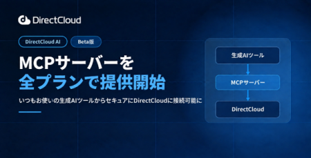 DirectCloud、MCPサーバーを全プランで提供開始 DirectCloud、MCPサーバーを全プランで提供開始