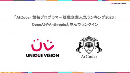 ユニークビジョン、「AtCoder 競技プログラマー就職企 ユニークビジョン、「AtCoder 競技プログラマー就職企