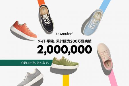 ルムトンの定番人気モデル「メイト」、単一モデル累計 ルムトンの定番人気モデル「メイト」、単一モデル累計