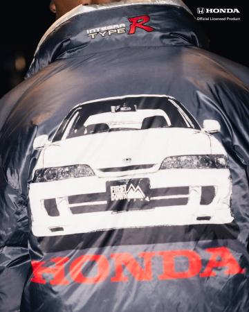 FIRST DOWN USA × Honda 名車「INTEGRA TYPE R」との FIRST DOWN USA × Honda 名車「INTEGRA TYPE R」との