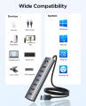 ORICO、7ポートUSB 3.0ハブを発表--最大5Gbps超高速転 ORICO、7ポートUSB 3.0ハブを発表--最大5Gbps超高速転